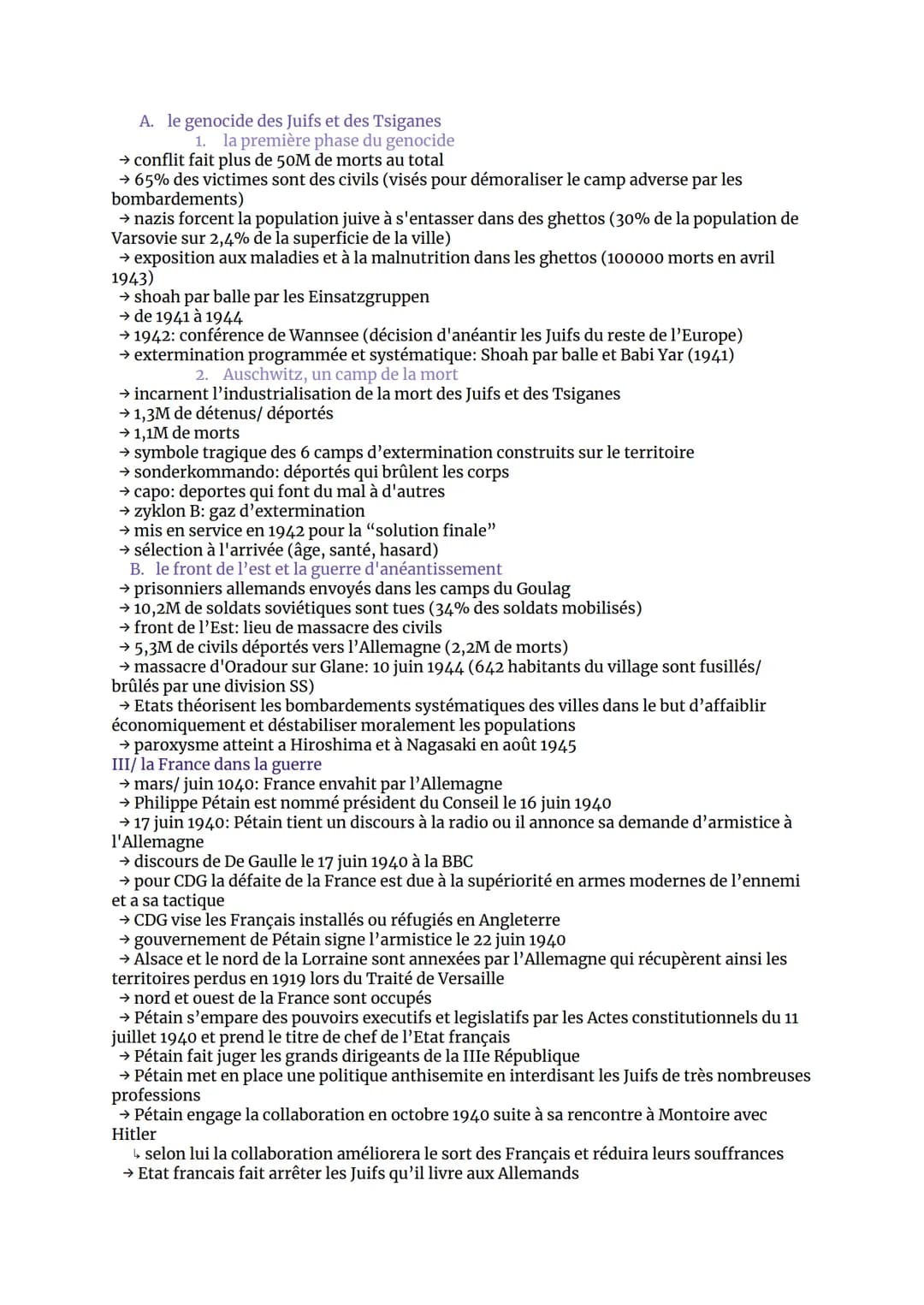 HISTOIRE 3
LA SECONDE GUERRE MONDIALE
introduction
→ 2GM pousse les logiques de la guerre totale à leur paroxysme
→ dimension idéologique du