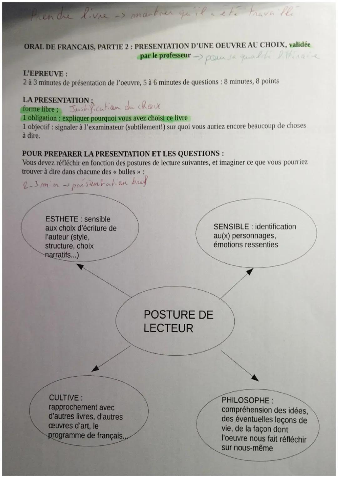 Texte à étudier:

1ère partie 12minutes
/12 points

Question de grammaire:

Introduction
- Éléments de contextualisation
- Mouvement du text