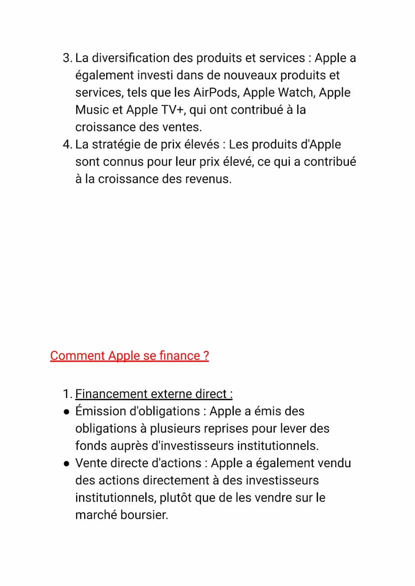 Introduction :
Apple est une entreprise multinationale
américaine spécialisée dans la conception, la
fabrication et la commercialisation de 