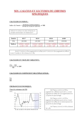 Know SES TERMINALE : LES LECTURES ET CALCULS IMPORTANTS EN SES  thumbnail