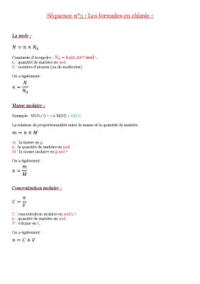 Know Formules de base de chimie thumbnail