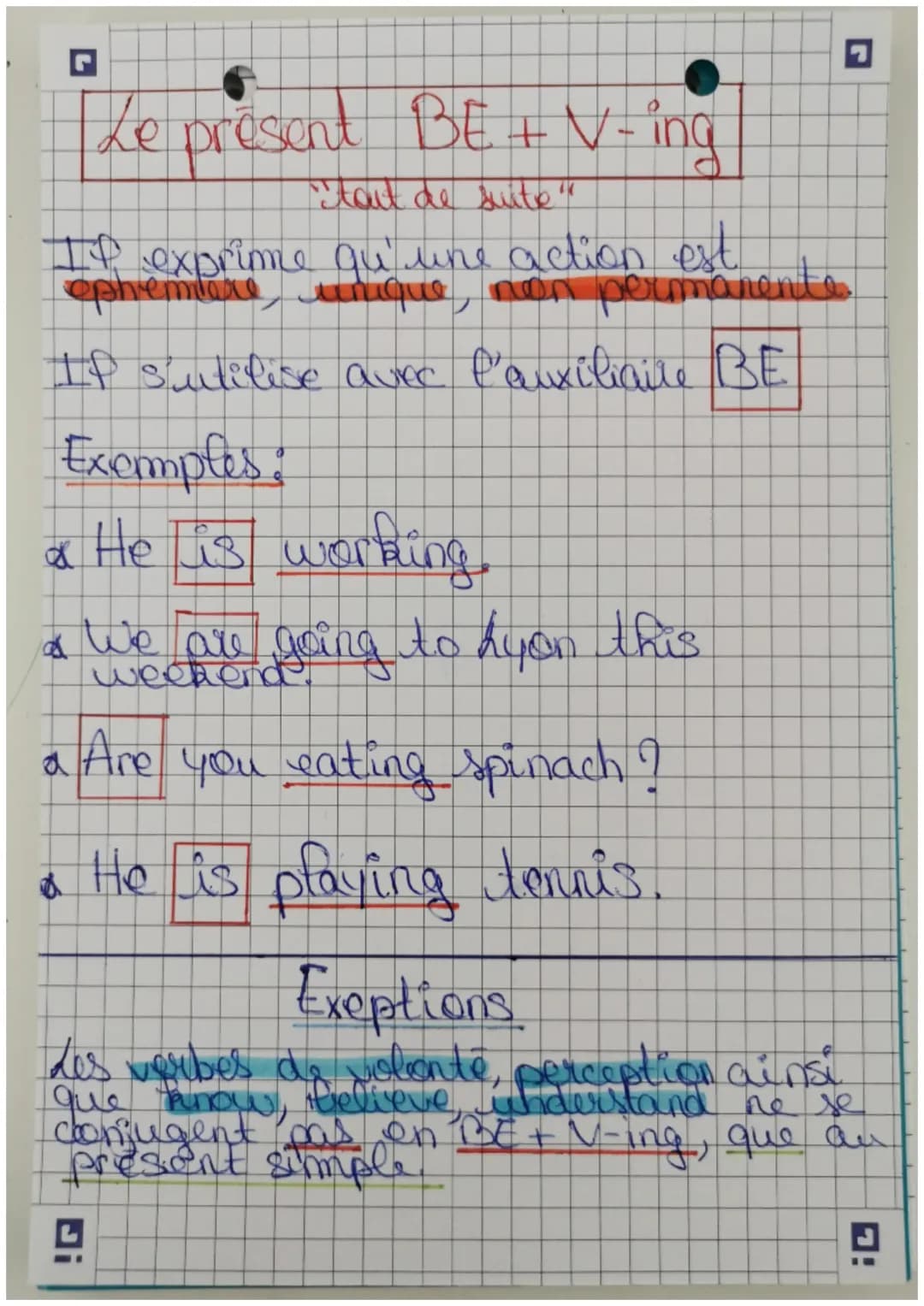 Anglais
les deux présents *
de present simple
If apporte une information stable,
Rabittielle, permanente.
If s'utilise avec l'auxiliaire Dot
