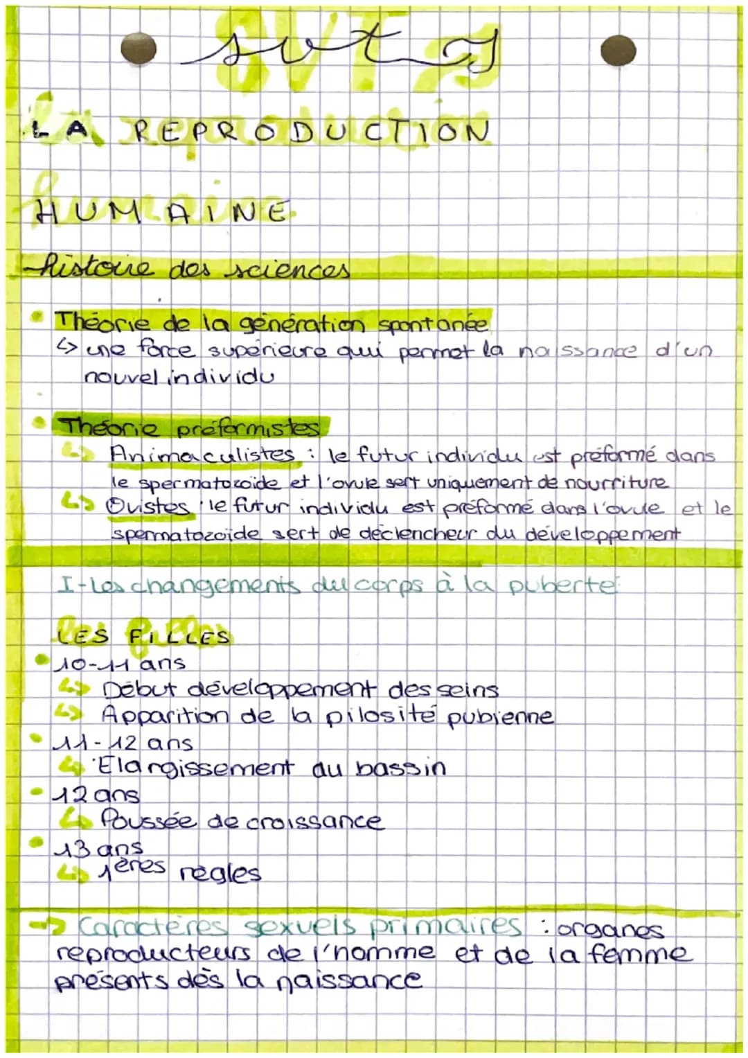 sot gj
as
LA REPRODUCTION
HUMAINE
histoire des sciences.
Theorie de la generation spontanée
<> une force superieure qui permet la naissance 