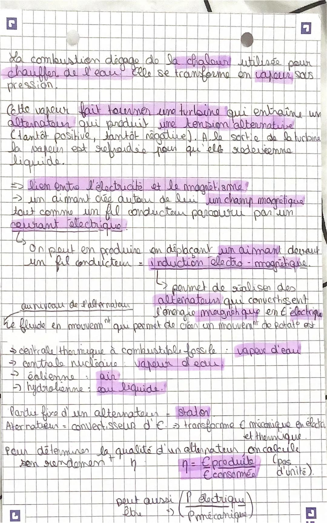 E.T
Grandeur
Notation
unite on
International Mètre Watt Ampere Volt Joul
لا16
1 kW = 1000w = 10⁰ W.
MWE
1000 000 W = LOW
= 4 000 ooo ooow = 