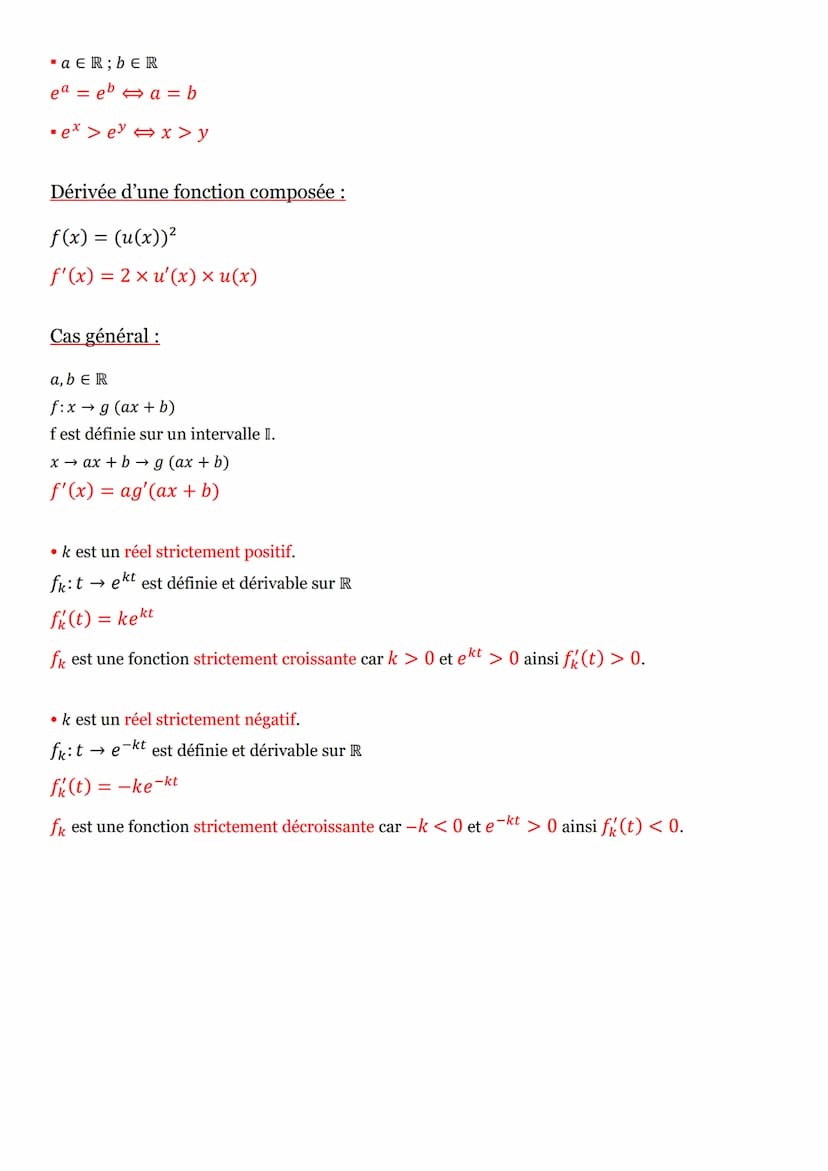 On cherche une unique fonction f tel que f = f' et f(0) = 1. Cette fonction s'appelle la « fonction
exponentielle ».
exp: x→ exp (x)
Proprié