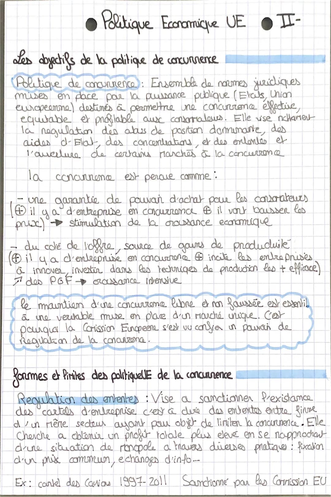 Politique Econarique UE
I
Etape de l'integration econonique
L'integration economique est l'ensemble de procedés par
lesquelles 2 ou plusieur