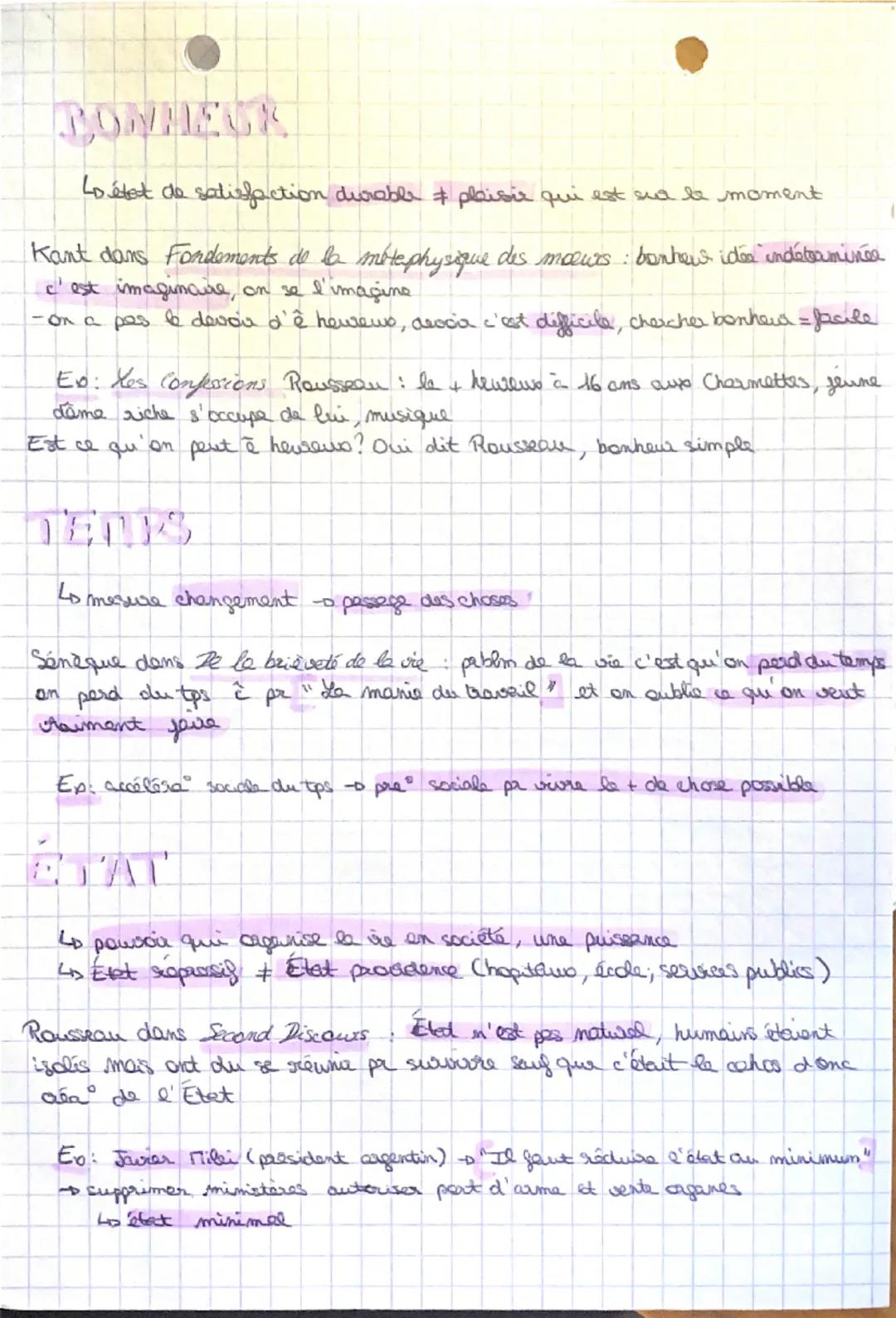 --- OCR Start ---
phila
Lo tout ce qui n'est pas fabriqué par les humains (ciel, mouche)
Lo nature humaine : ce qui est naturel en nous, ani