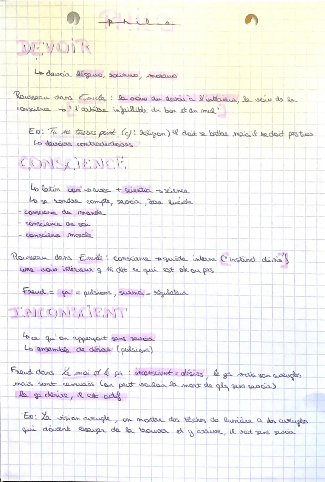 --- OCR Start ---
phila
Lo tout ce qui n'est pas fabriqué par les humains (ciel, mouche)
Lo nature humaine : ce qui est naturel en nous, ani