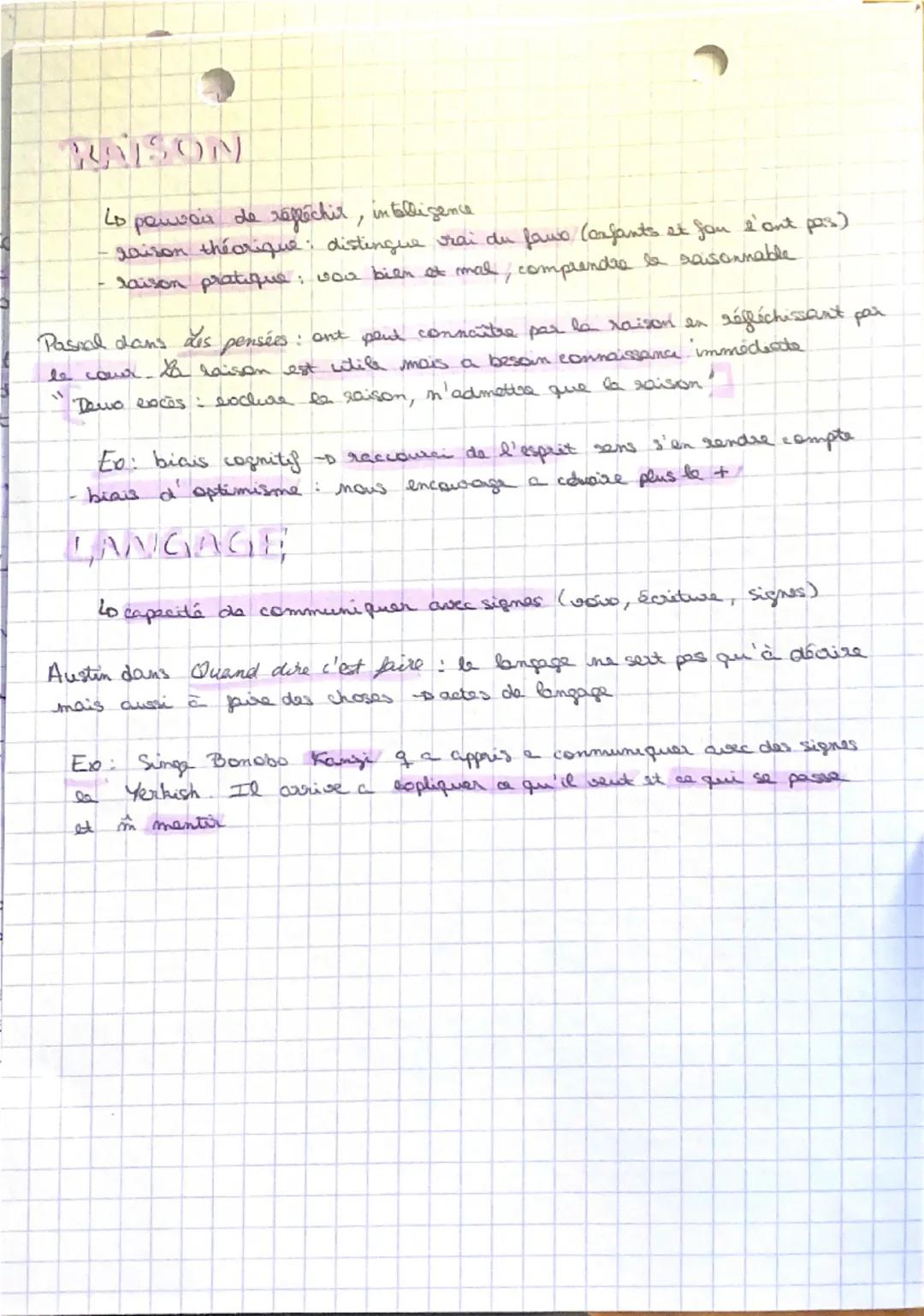 --- OCR Start ---
phila
Lo tout ce qui n'est pas fabriqué par les humains (ciel, mouche)
Lo nature humaine : ce qui est naturel en nous, ani
