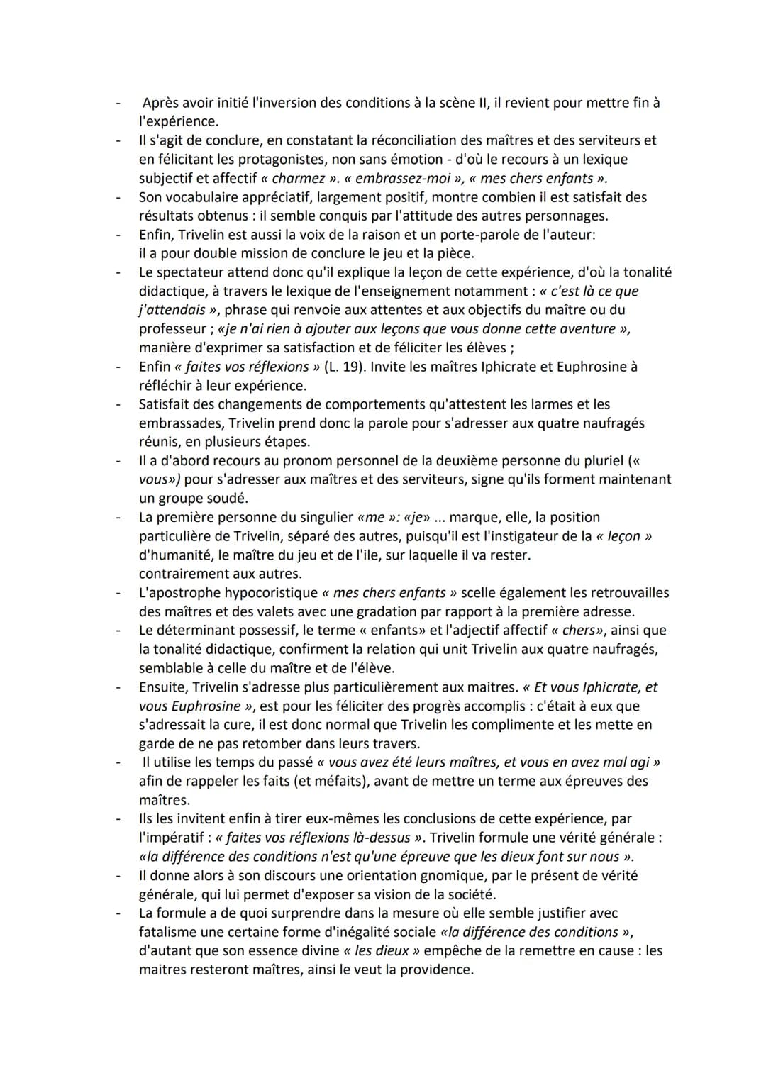 Fiche de révision n°6:
Marivaux, L'île des esclaves, scène XI
INTRODUCTION :
Bonjour, M., aujourd'hui je vais vous présenter comme lecture l