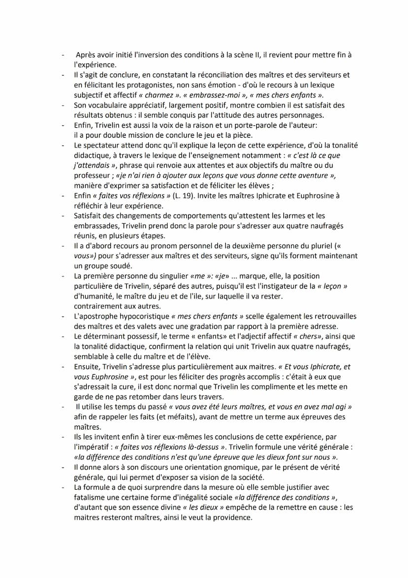 Fiche de révision n°6:
Marivaux, L'île des esclaves, scène XI
INTRODUCTION :
Bonjour, M., aujourd'hui je vais vous présenter comme lecture l