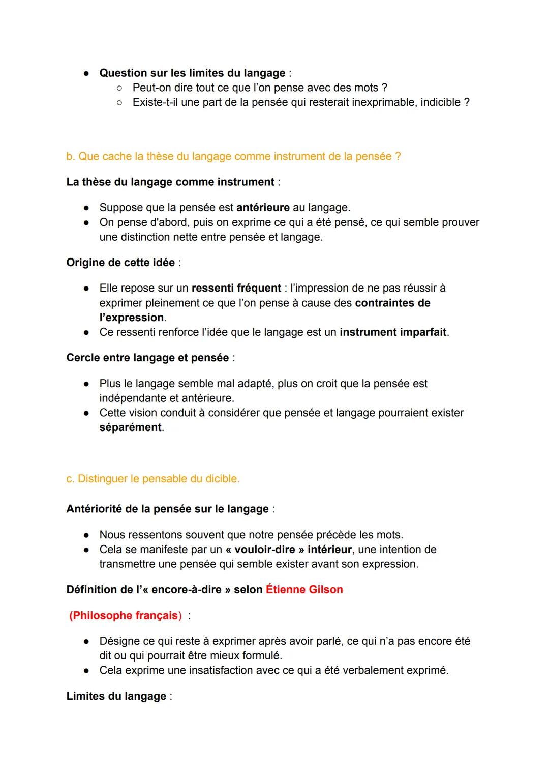 (8/17)
Le langage:
(Séquence 3, partie 2)
Introduction :
Le langage, une spécificité humaine :
• Il se distingue de la communication animale
