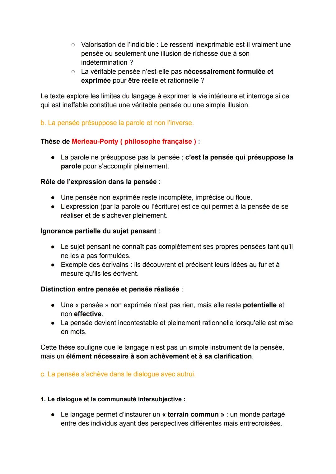 (8/17)
Le langage:
(Séquence 3, partie 2)
Introduction :
Le langage, une spécificité humaine :
• Il se distingue de la communication animale