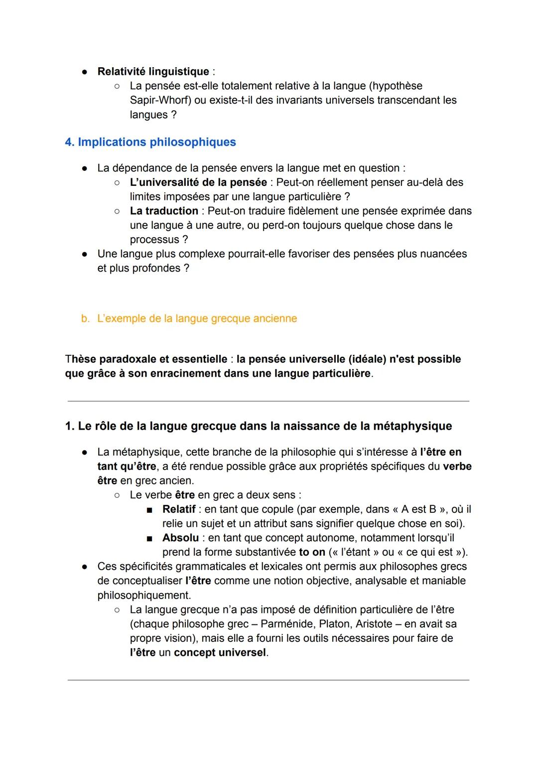 (8/17)
Le langage:
(Séquence 3, partie 2)
Introduction :
Le langage, une spécificité humaine :
• Il se distingue de la communication animale