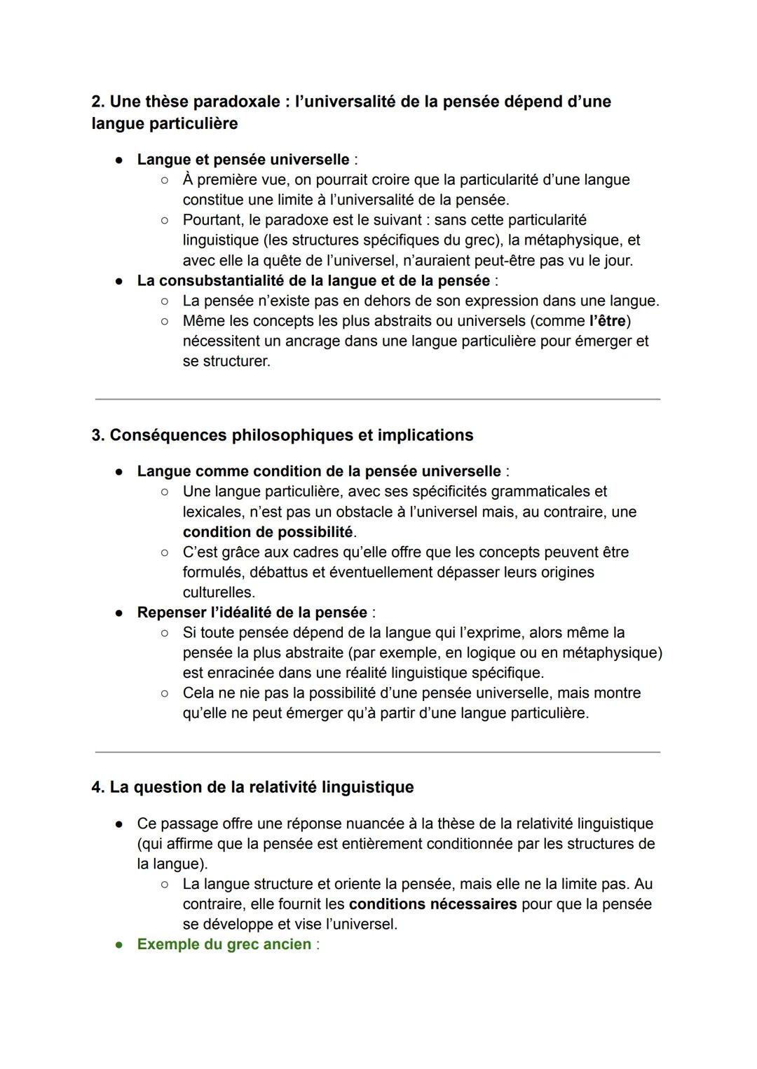 (8/17)
Le langage:
(Séquence 3, partie 2)
Introduction :
Le langage, une spécificité humaine :
• Il se distingue de la communication animale