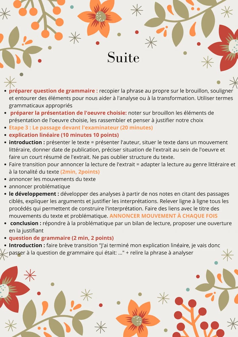 *
Etape 1: L'accueil (10 minutes)
●
accueil, vérification carte d'identité, convocation
• texte choisi par l'examinateur pour l'oral
●
quest