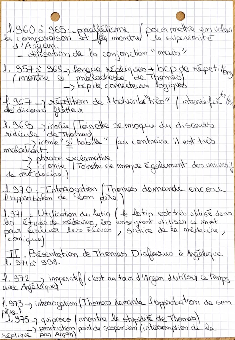 ORAL
BAC
2/20
عنك
frangal
BAC DE FRANÇAIS
Le Malade Imaginaire
Acte II, Scene 5
Rich: Comment Meliers fant le sative des médecins et des mar