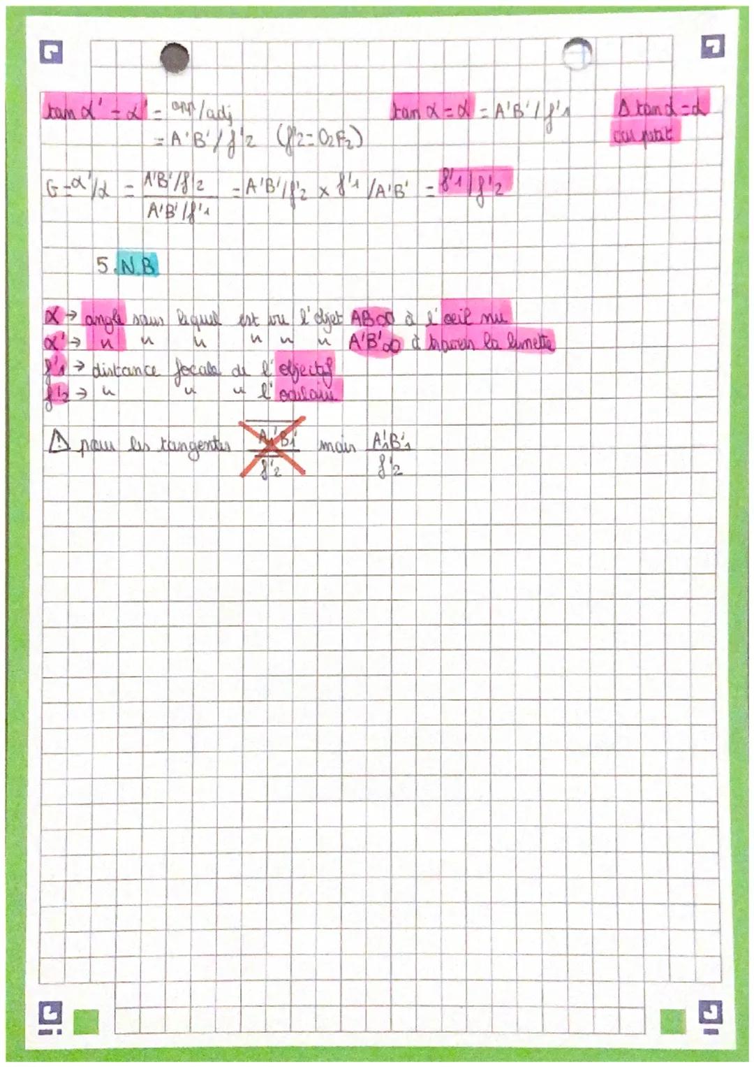 r
# LUNETTE ASTRONOMIQUE

1. SCHEMAS RECAPITULATIPS

FA

LA

Boo

FA

04

F

02

F

81

8+82

27

←

A

AFFO

A" B00

2. LUNETTE AFOCALE

F'