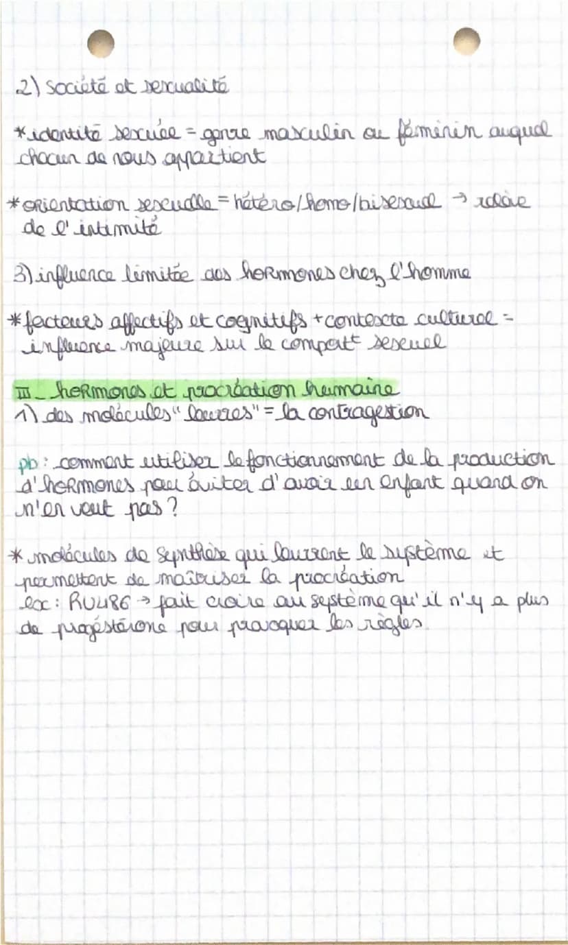 --- OCR Start ---
SVT: preciéation
et sesxialité heumaine
pb: comment se détermine l'identité sescualla?
I- de la fécondation à la puberta
1