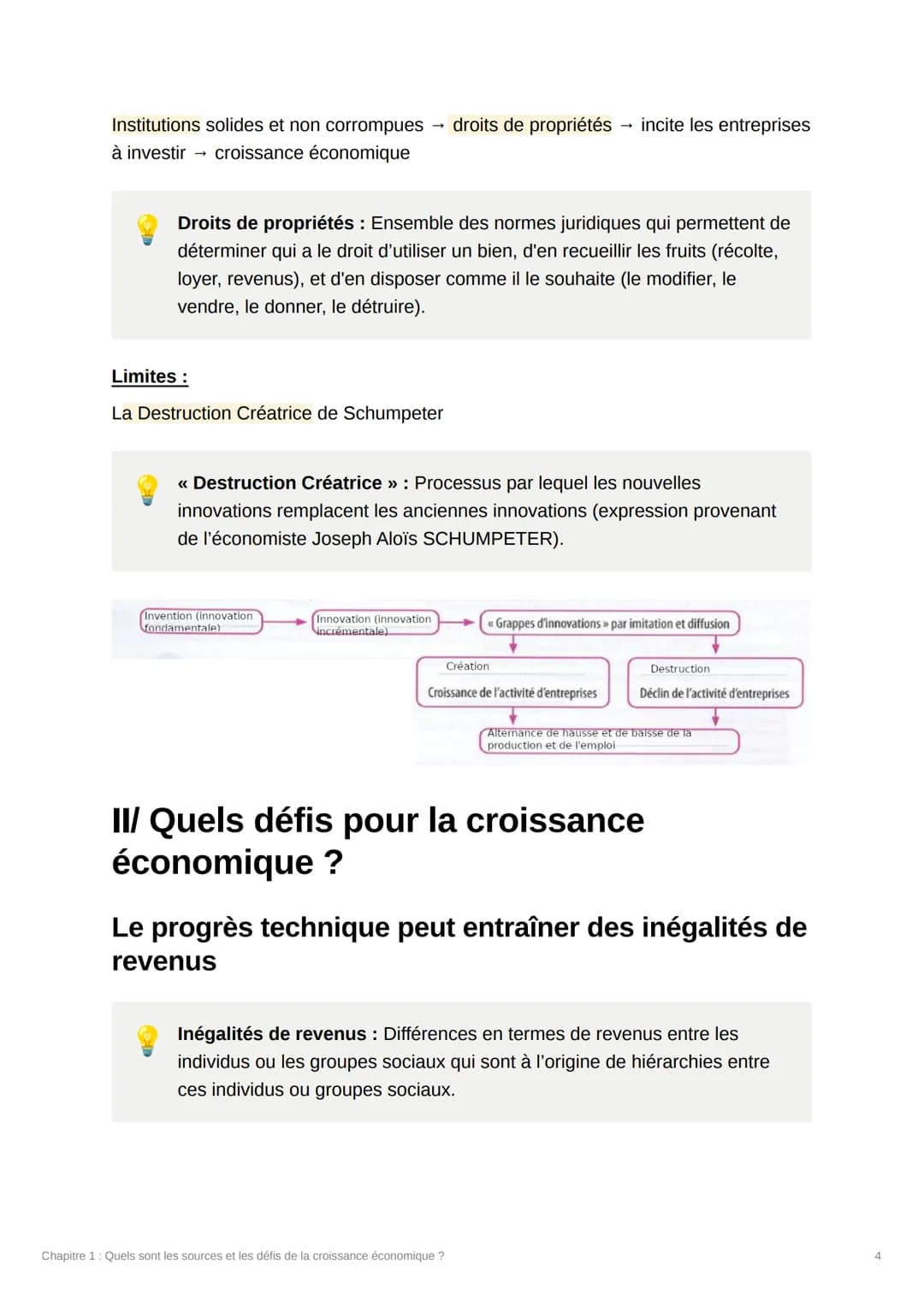 Chapitre 1 : Quels sont les
sources et les défis de la
croissance économique ?
Chiffres à connaître :
PIB de la France = 2500 milliards €
Ch