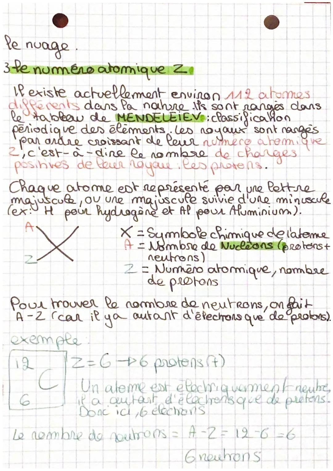 l'atome
M-Structure de l'atome
0
Modélisé par une sphere
Noyau constitué de particules: Pes
Nucleons
LD - LOS PROTONS sont chargés positive-