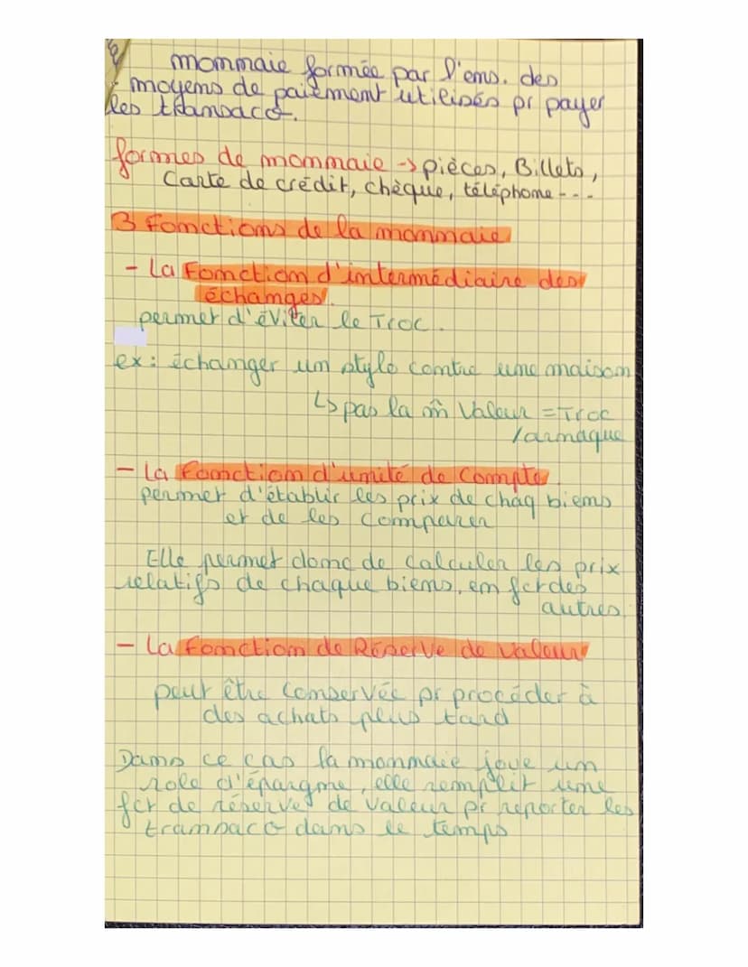 Economic Chap 3
L'ems. des transaco entre les agents éco
Constituent l'activité économique
les indiv. satisfont leurs besoins Variés
em proc