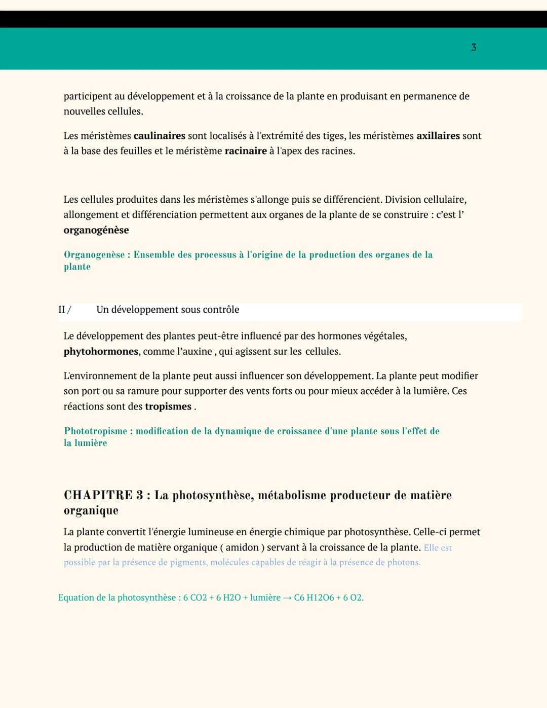 BIOLOGIE VÉGÉTALE
SPÉCIALITÉ SVT TERMINALE
ENJEUX CONTEMPORAINS DE LA
PLANÈTE
ORGANISATION DES PLANTES
CHAPITRE 1: L'adaptation de la plante