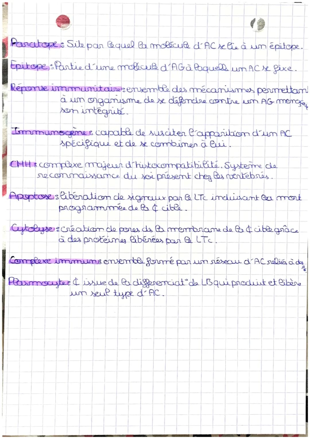 IMMUNITE
ADAPTIVE
I. Les caractéristiques de l'immunité adaptive
* vaccination & immuniser un organisme en lui injectan
des AG mon pathogène