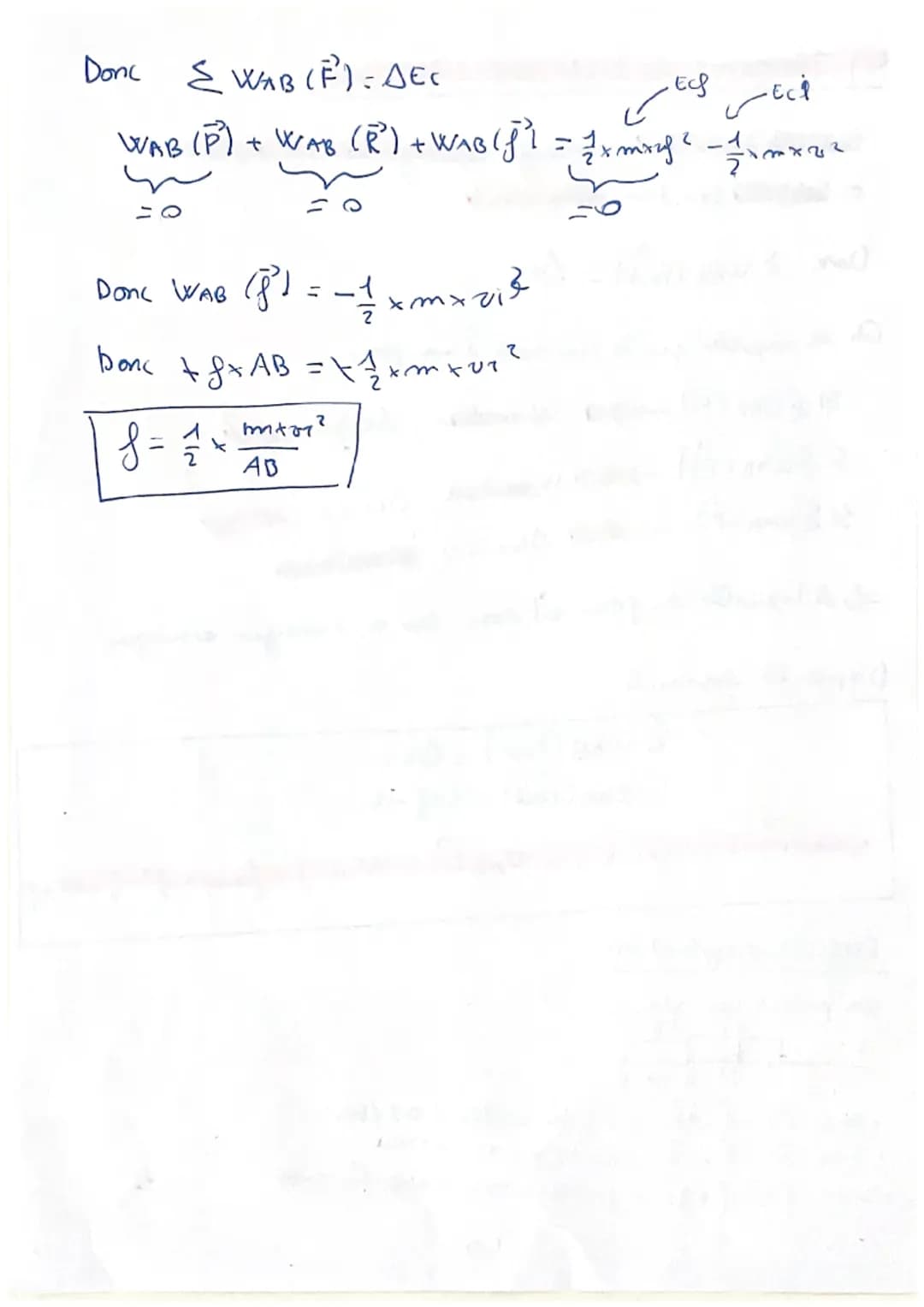 112 enegie
CiNETIQUE
L'énergie cinetique dien systeme ett dus
D'aper |Ec = 1/2
xmxv²
theoretike
de l'énergie
instique
Soit une
F
force
Le tr