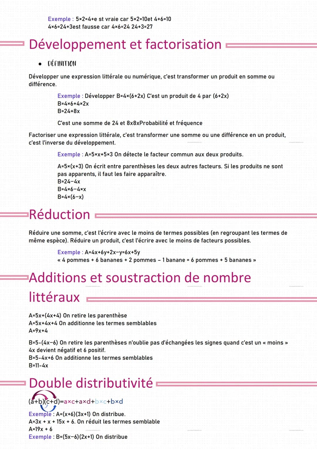 
<p>Une expression littérale est une expression mathématique contenant une ou plusieurs lettres qui désignent des nombres.</p>
<h2 id="simpl