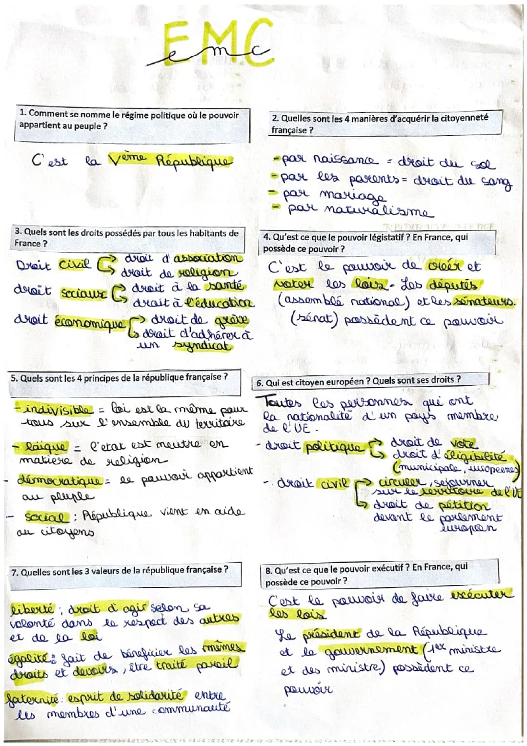 Brevet Emc 