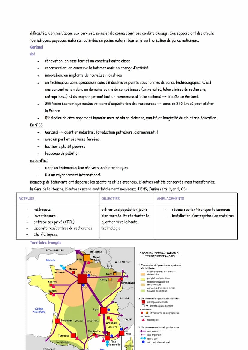 --- OCR Start ---
Def:
HISTOIRE
centre-ville: noyau historique de la ville ≠ ville centre: quartier le + central et le + animé d'une ville
p