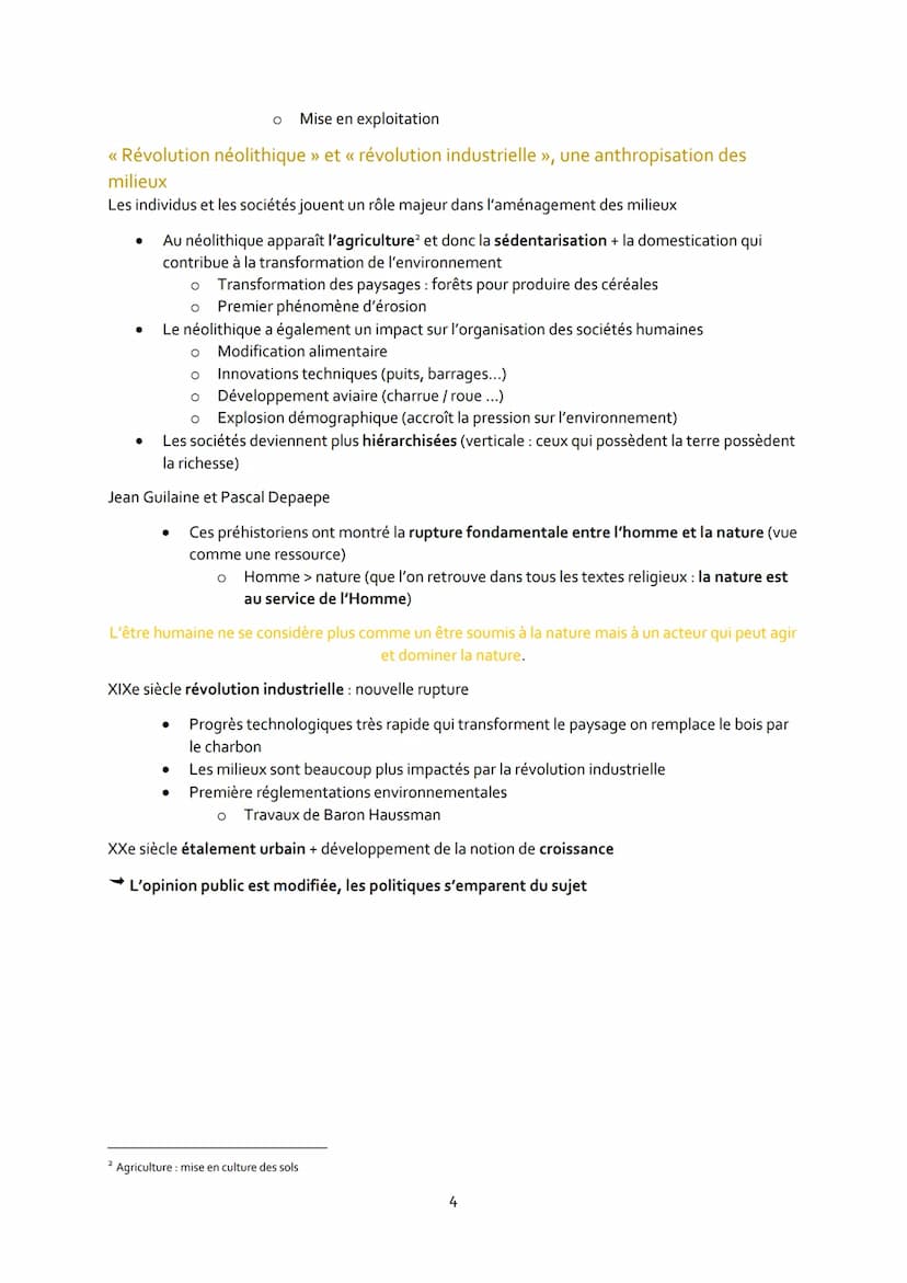 L'environnement, entre exploitation et
protection : un enjeu planétaire
Introduction : Qu'est-ce que l'environnement ?
Les questions environ