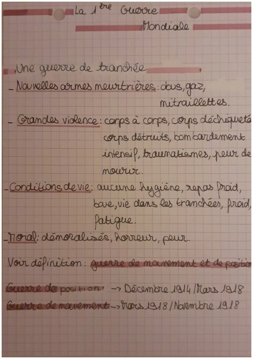 La 1ère Guerre
Mondiale
Dates
1914-1918
28 juin 1914: Attentat de Sarajevo
· Août 1914: Début de la 1 ère guerre mondiale
1916: Bataille de 