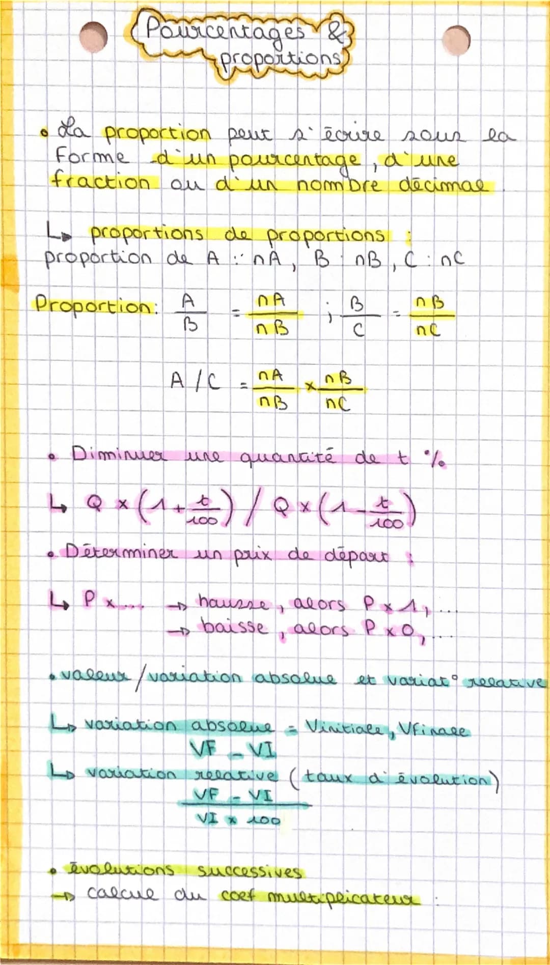 D
Pourcentages
proportions
La proportion peut s'écrire sous la
Forme d'un pourcentage, d'une
fraction au d'un nombre décimae
La proportions 