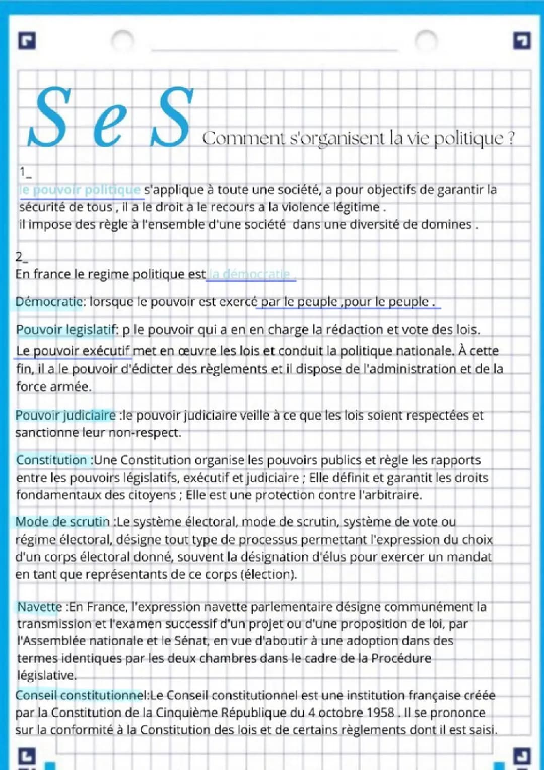 Comment s’organise la vie politique ?
