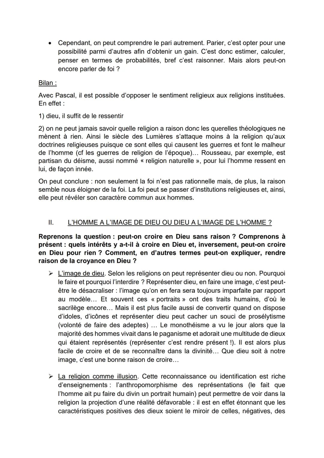 LA RELIGION, LA VERITE, LA SCIENCE.
Distinction entre « savoir » et « croire ».
En « croire » et « savoir » on tien quelque chose pour vrai 