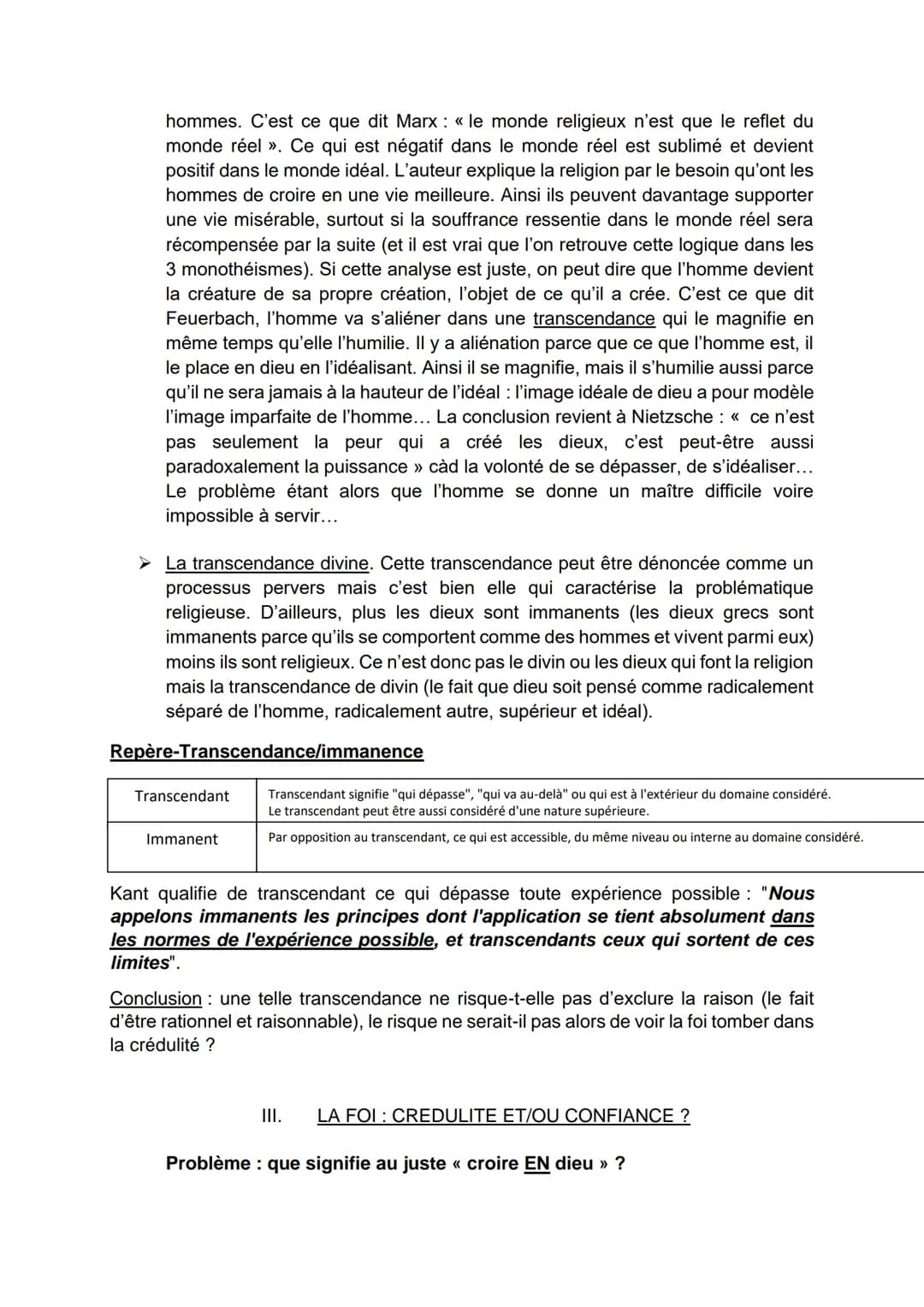 LA RELIGION, LA VERITE, LA SCIENCE.
Distinction entre « savoir » et « croire ».
En « croire » et « savoir » on tien quelque chose pour vrai 