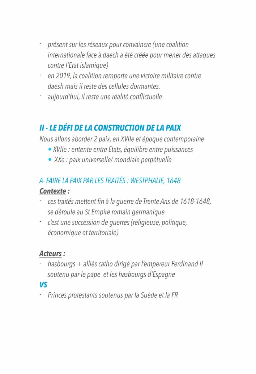 FAIRE LA GUERRE, FAIRE LA PAIX : FORMES DE
CONFLITS ET MODES DE RÉSOLUTION
GUERRE: conflit armé, affrontement violent, visant à résorber par