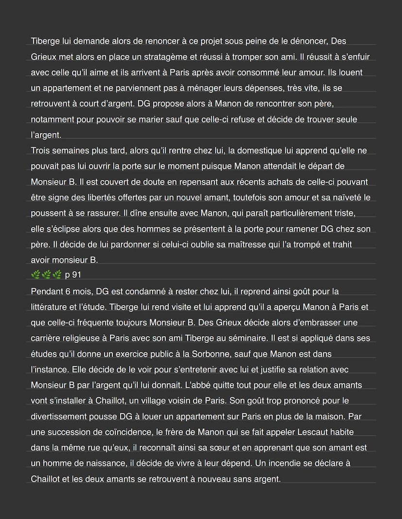 Manon Lescant Résumé
Parcours Personnages en marge, plaisirs du
romanesque
Auteur: Antoine François Prévost (l'Abbé Prévost)
Date : 1731 (no