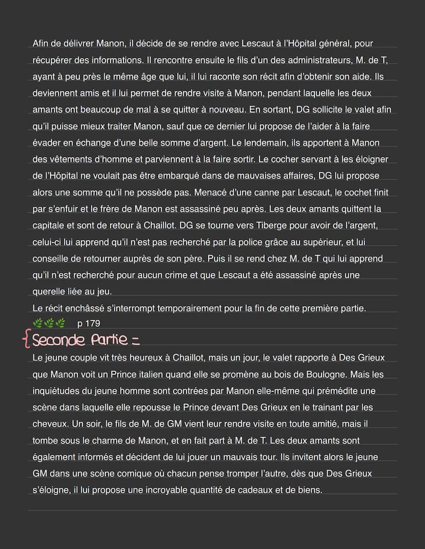 Manon Lescant Résumé
Parcours Personnages en marge, plaisirs du
romanesque
Auteur: Antoine François Prévost (l'Abbé Prévost)
Date : 1731 (no