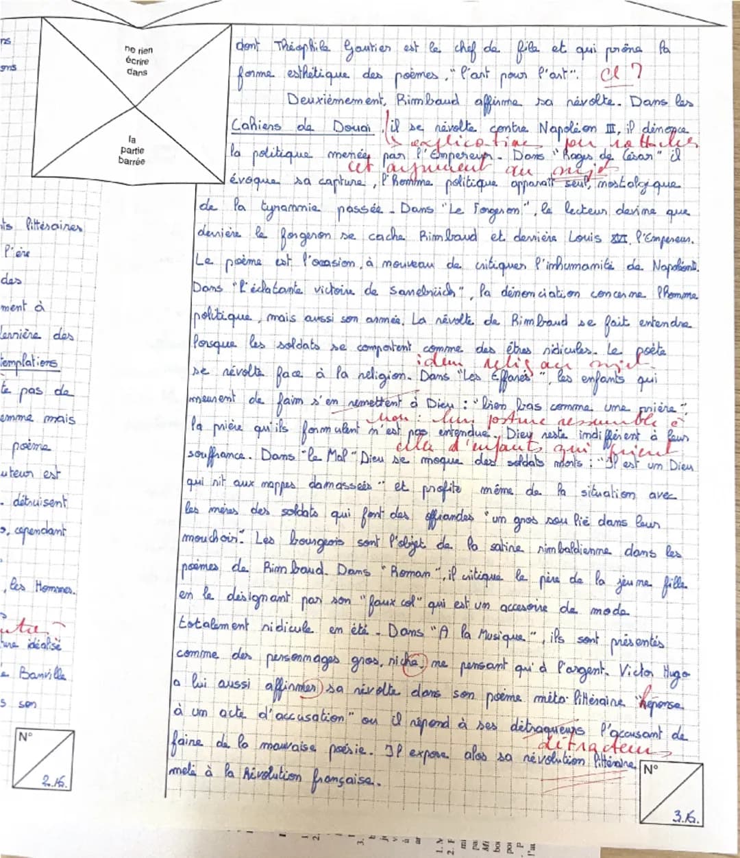 NE RIEN ÉCRIRE
Examen ou Concours Français
Spécialité/option:
Repère de l'épreuve :
Épreuve/sous-épreuve :
194
(Préciser, s'il y a lieu, le 