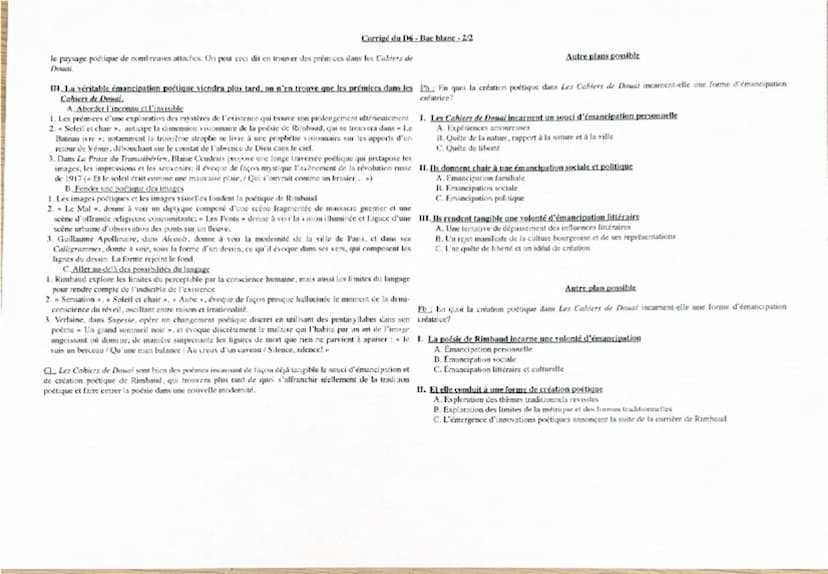 NE RIEN ÉCRIRE
Examen ou Concours Français
Spécialité/option:
Repère de l'épreuve :
Épreuve/sous-épreuve :
194
(Préciser, s'il y a lieu, le 