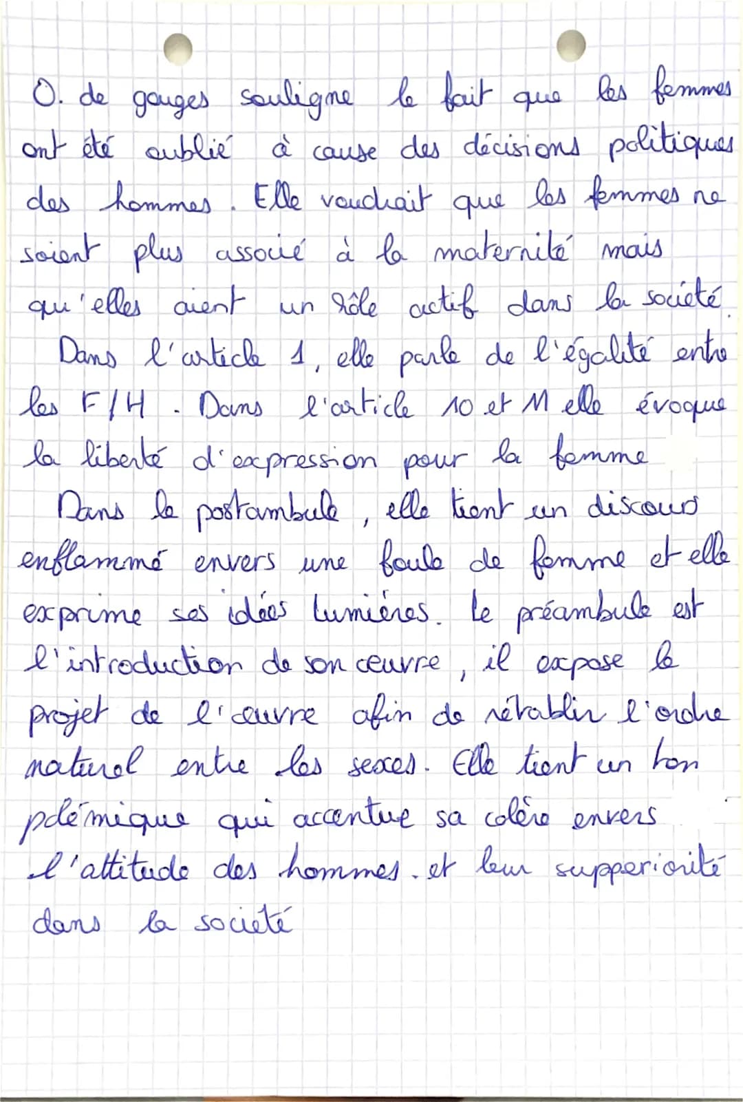 La DDFC Olympe de
боидел
BIOGRAPHIE
O
Clympe de Gouges est une
femme engagée en
politique mais elle est aussi écrivaine, philosophe
an 18e s