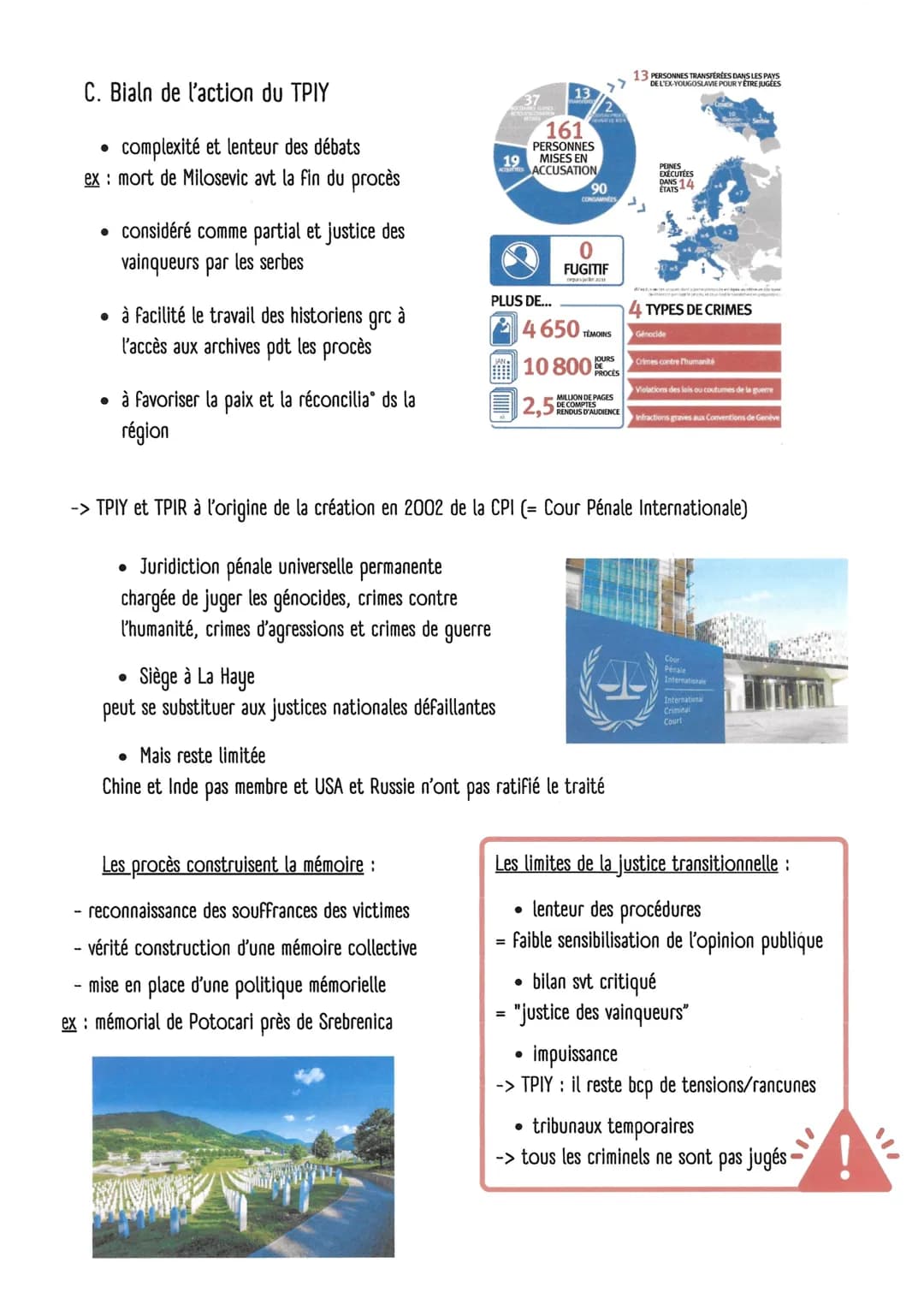 HGGSP Thème 3 : Histoire et Mémoires
Chapitre introductif: Histoire et mémoires, histoire et justice
1) La différence entre histoire et mémo