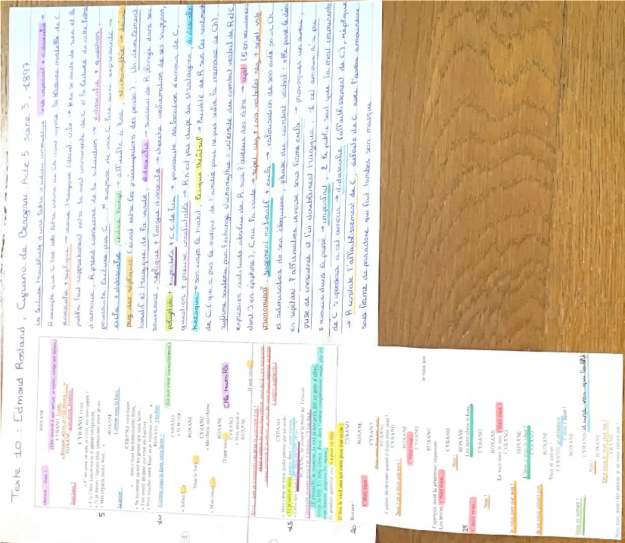 Texte 10 : Edmond Rostand  Cyrano de Bergerac, Acte 5 scène 3, 1897

ROXANE
(Elle revient à son air le plus naturel, note les yeux humides)
