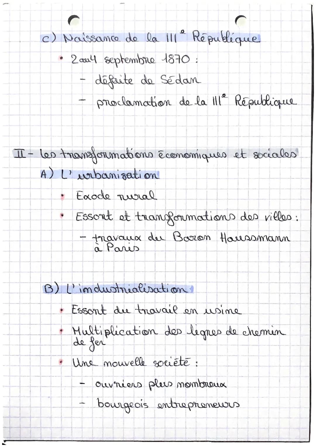 les transformations politiques et sociales
de la France de 1848 à 1870
I-Les progrès de la démocratie
A) 11² République (1848-1851)
Revoluti