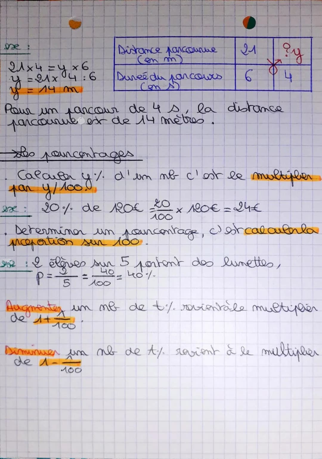 & Maths
● Chap. 1
→Recomaître une situation de proportionnalité
Formules à connaître par coeur.
лаг
d=vxt
3
2
A
Une situat de proportionnali