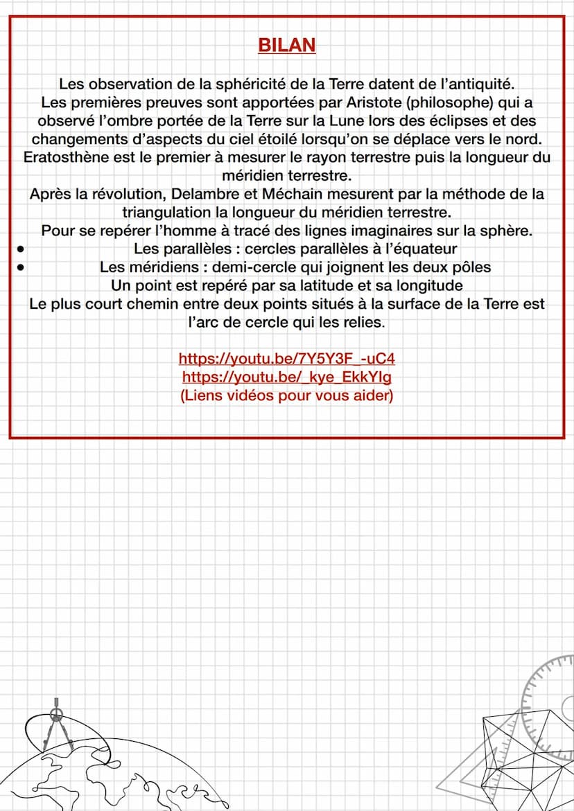 ●
Enseignement
scientifique
Thème 3: La terre un astre singulier
●
I
Chapitre 1: la forme de la terre
Pré-requis :
notion d'éclipse
Propagat