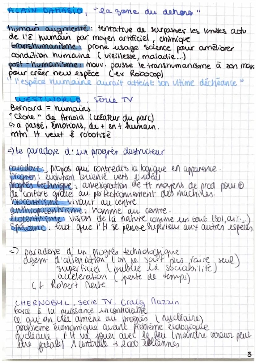L'HUMAIN ET SES LIMITES
INTRODUCTION
berason homo faber.
anthropocentrisme : ++ est fait par I'H et pour I'H →ige
anthropocene ère géologiqu